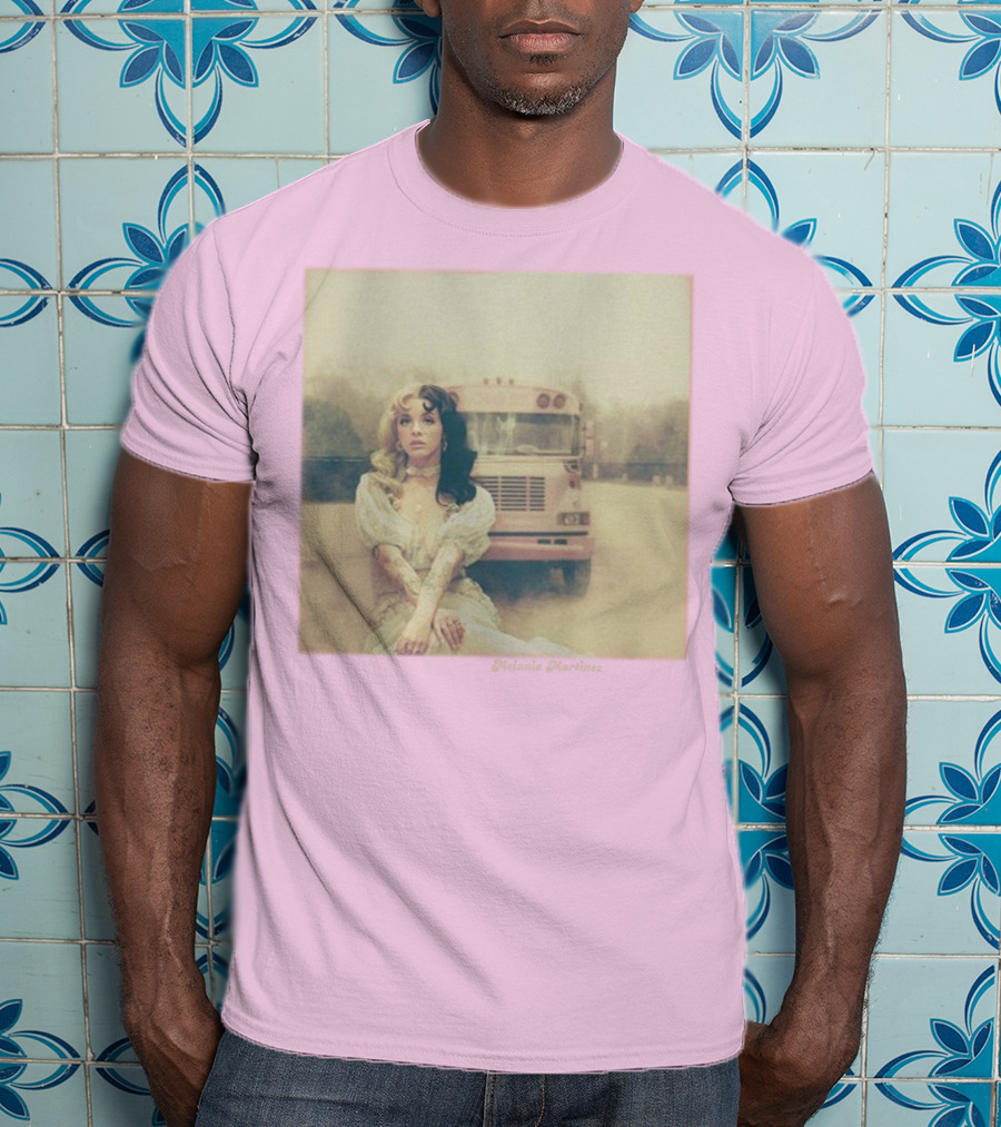 Melanie Martinez Vintage Bus Pastel Pink T-Shirt