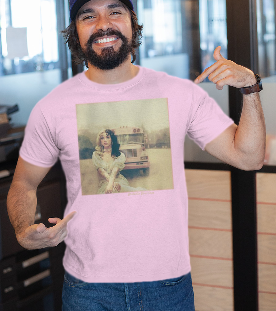 Melanie Martinez Vintage Bus Pastel Pink T-Shirt