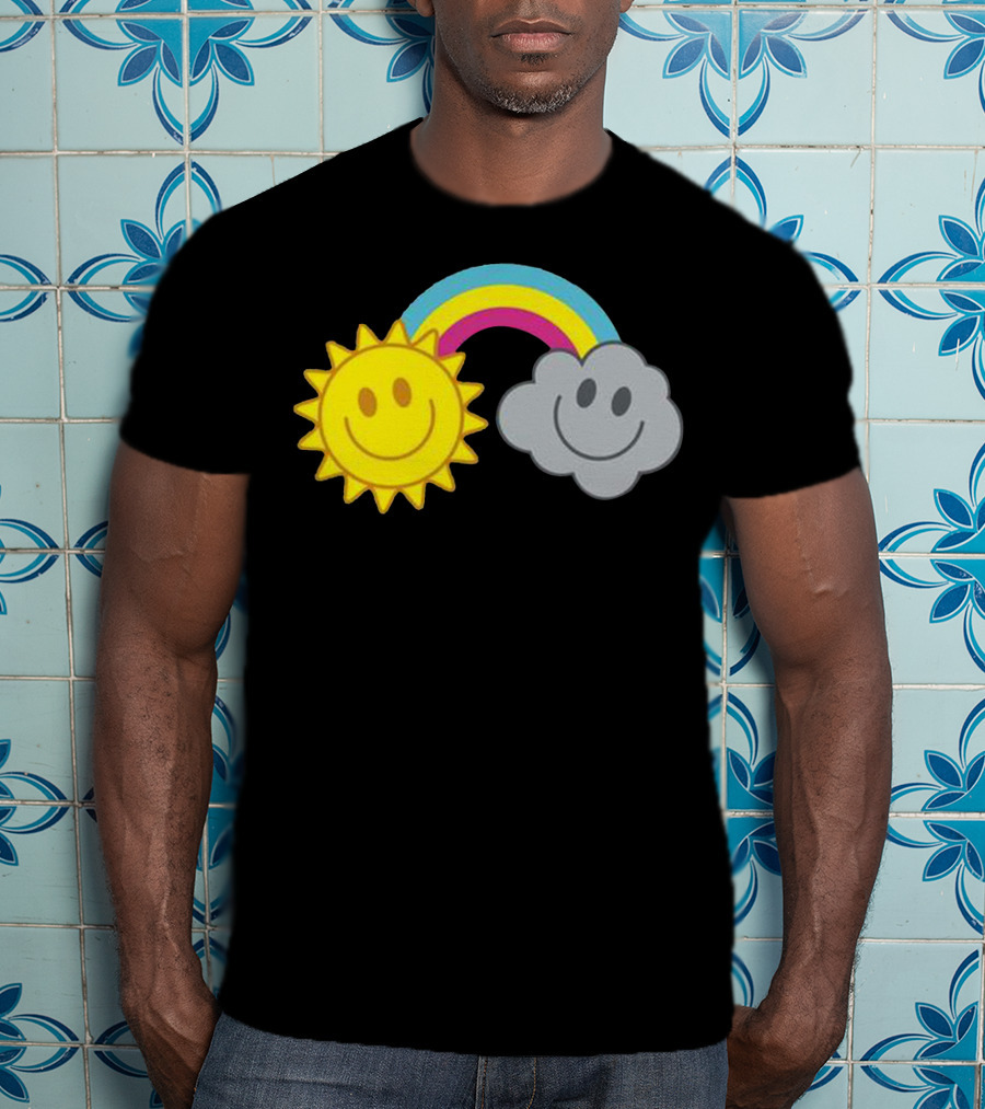 Mcfly Smiling Sun Cloud Rainbow T-Shirt