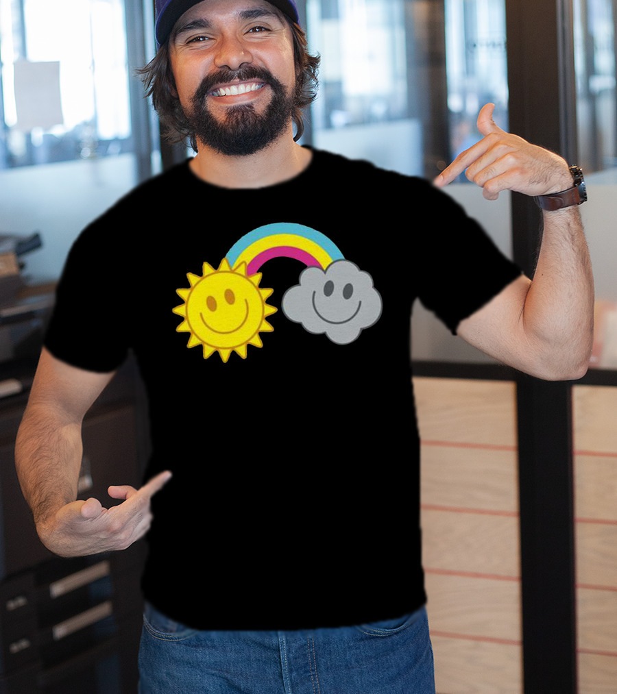 Mcfly Smiling Sun Cloud Rainbow T-Shirt