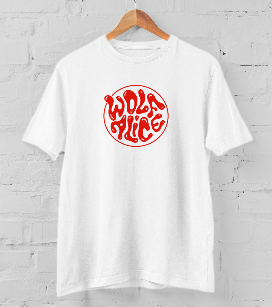 Wolf Alice Red Text Logo Merch T-Shirt