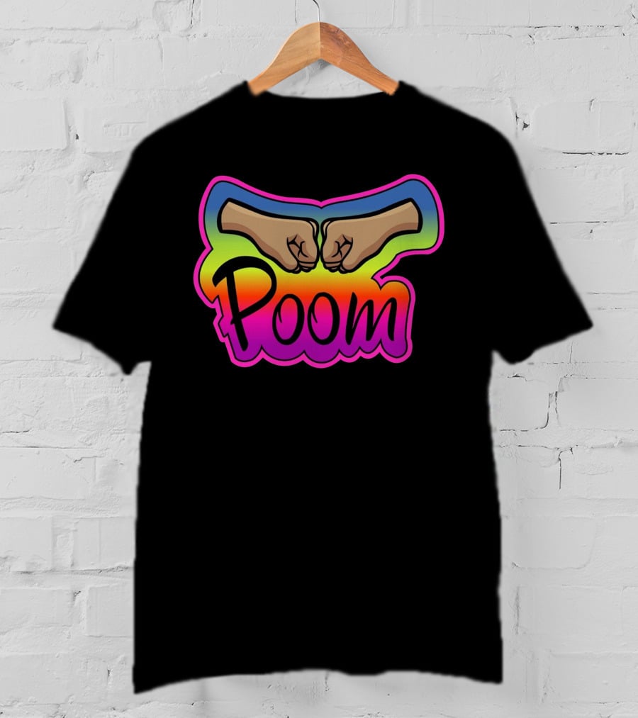 Poom Fist Bump Rainbow T-Shirt