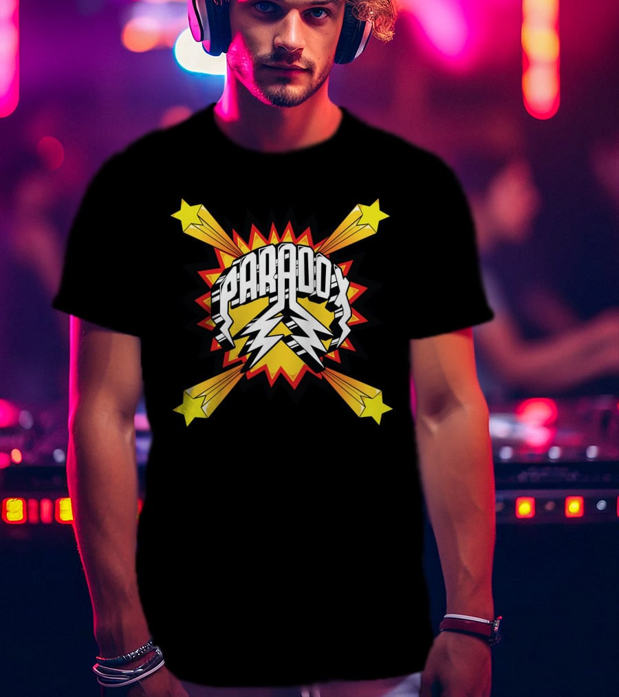 Paradox Starburst Lightning Comic Style Explosion T-Shirt