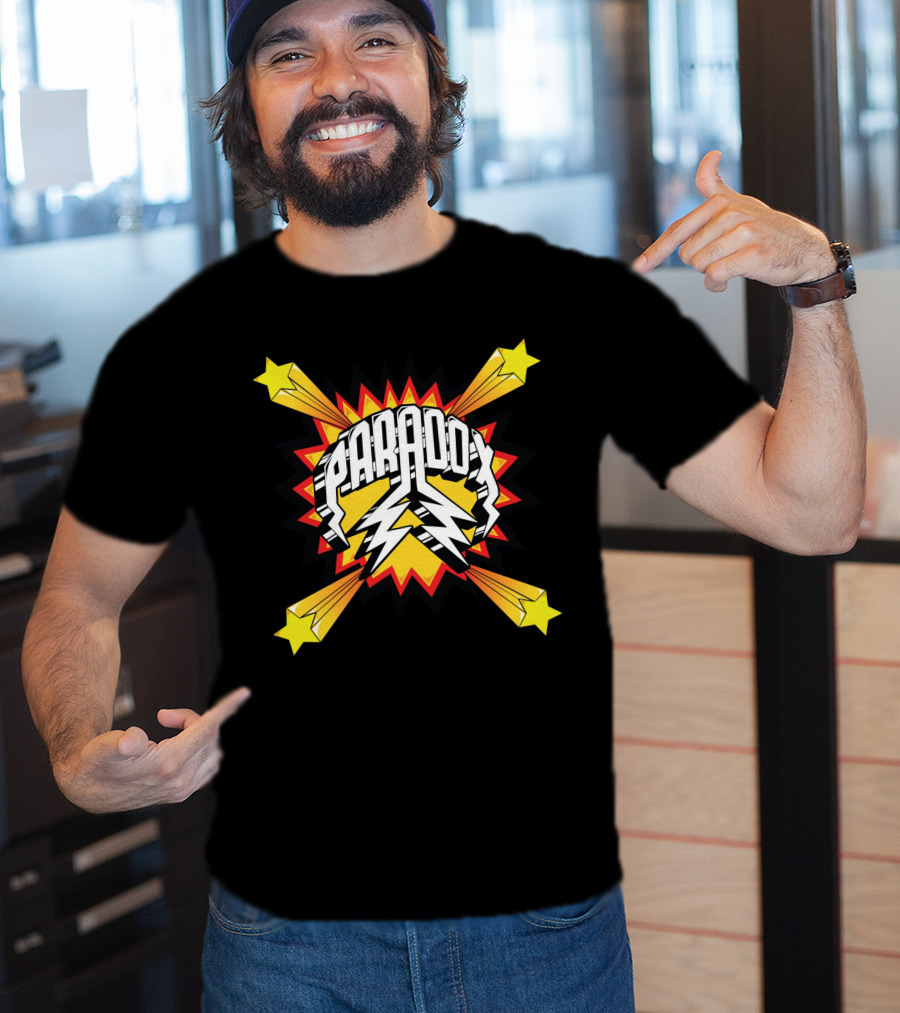 Paradox Starburst Lightning Comic Style Explosion T-Shirt