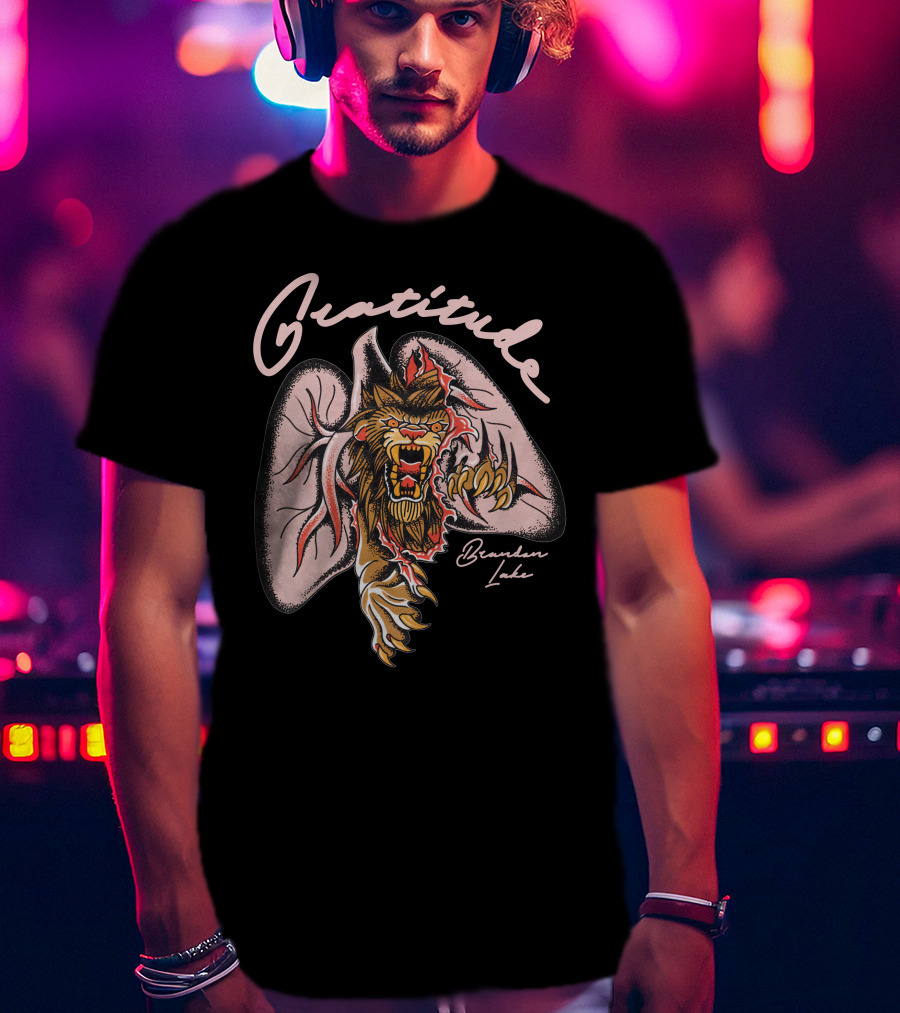 Gratitude Brandon Lake Lion Lungs T-Shirt