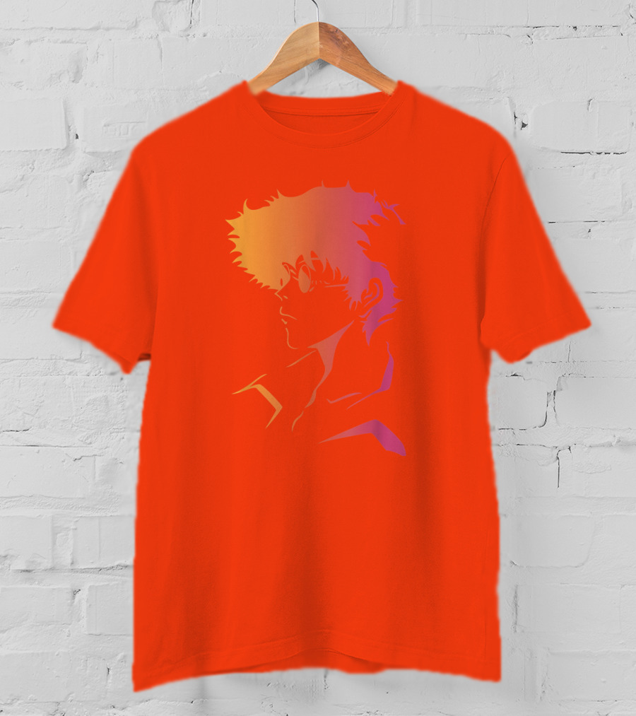 Cowboy Bebop Anime Character Silhouette T-Shirt