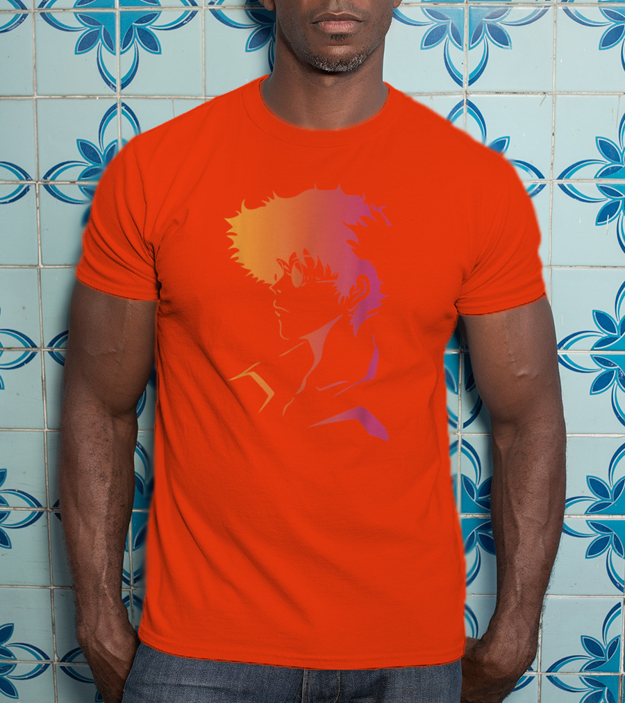 Cowboy Bebop Anime Character Silhouette T-Shirt