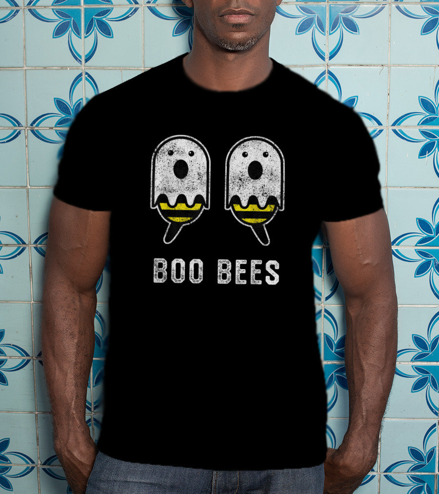 Boobees Halloween Costume Boo Bees Fun Ghosts And Bees Mashup T-Shirt
