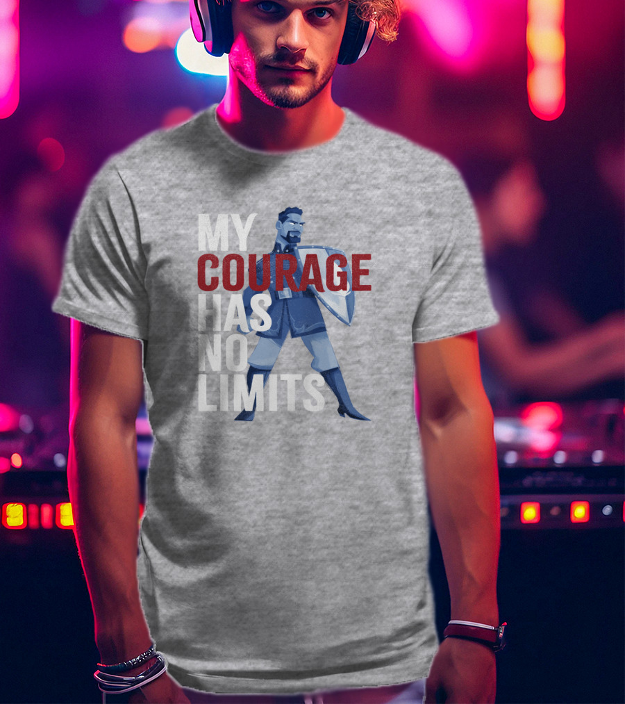 Frozen 2 Matthias My Courage Has No Limits Bold Blue Character T-Shirt