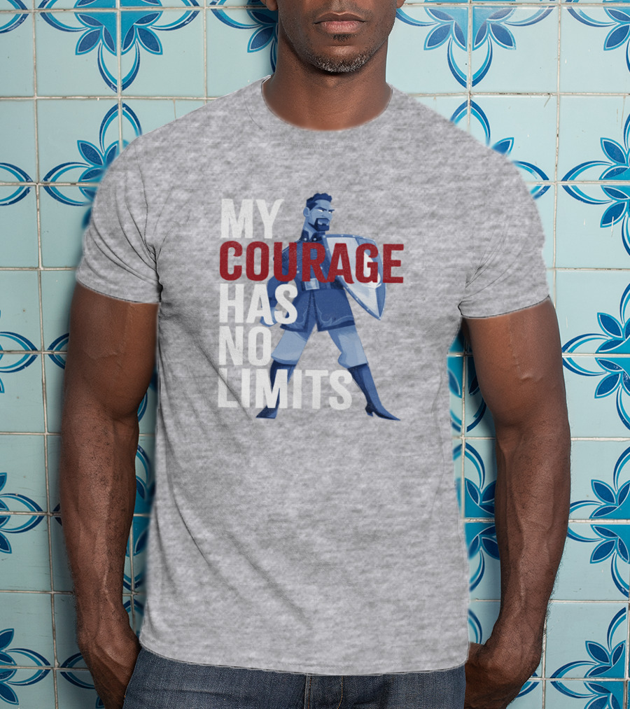 Frozen 2 Matthias My Courage Has No Limits Bold Blue Character T-Shirt