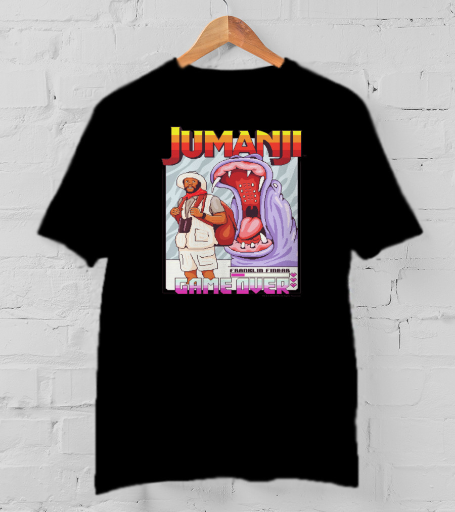 Jumanji Franklin Finbar Game Over Hippo T-Shirt