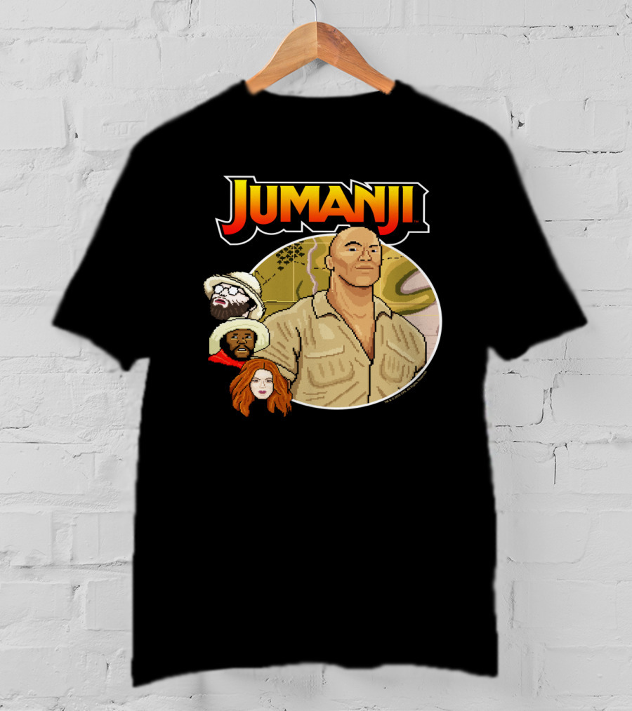 Jumanji The Next Level Pixel Characters T-Shirt