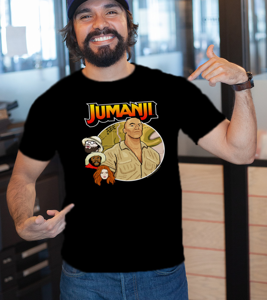 Jumanji The Next Level Pixel Characters T-Shirt