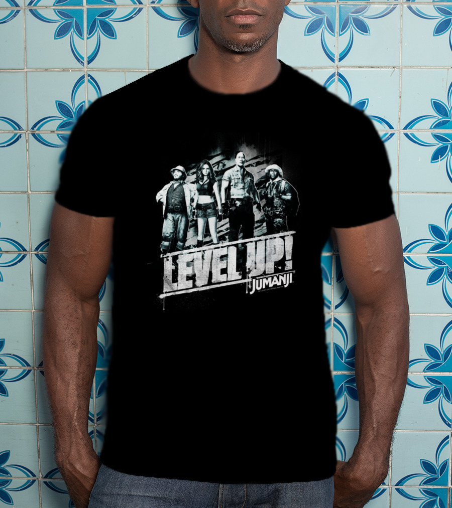 Level Up Jumanji The Next Level Group Shot T-Shirt