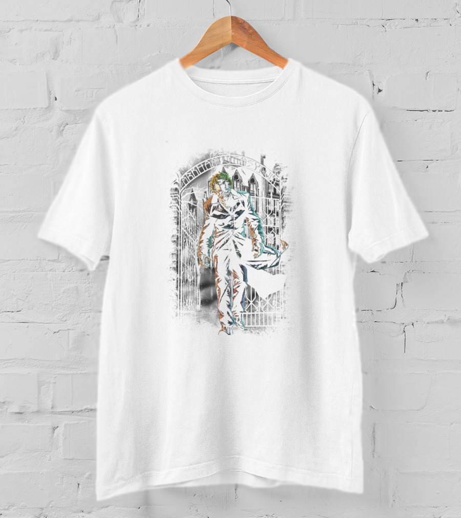 Batman Joker Walking Out Of Arkham Asylum T-Shirt