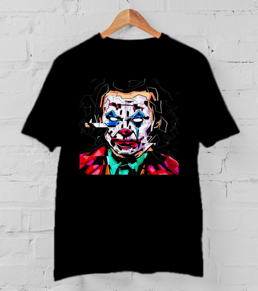 Gotham Joker Am I Crazy Or Is It Just Me Funny Joke Clown Face T-Shirt