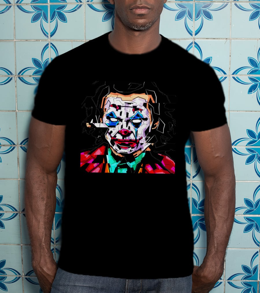 Gotham Joker Am I Crazy Or Is It Just Me Funny Joke Clown Face T-Shirt