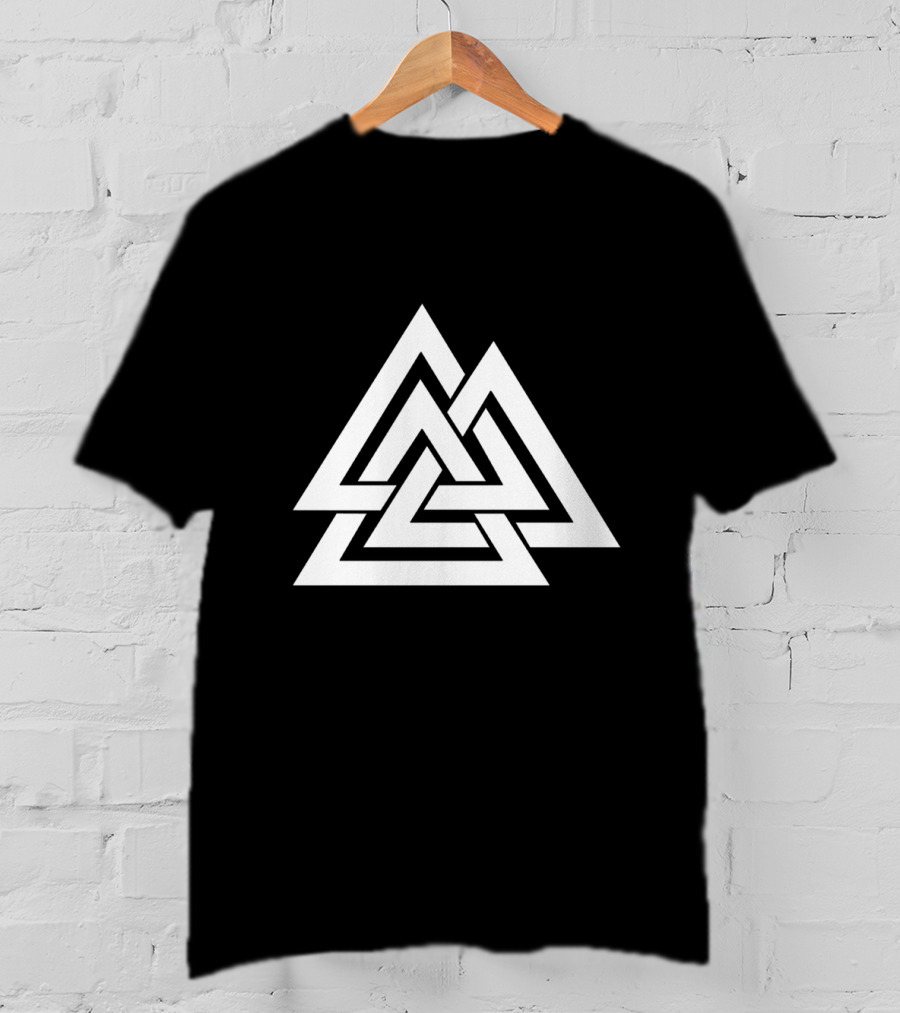 Valknut Symbol Pagan Norse Viking Mythology T-Shirt