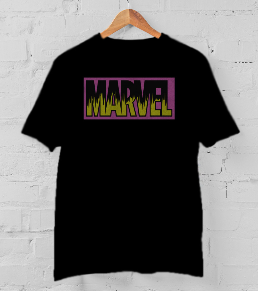 Marvel Neon Green And Pink T-Shirt