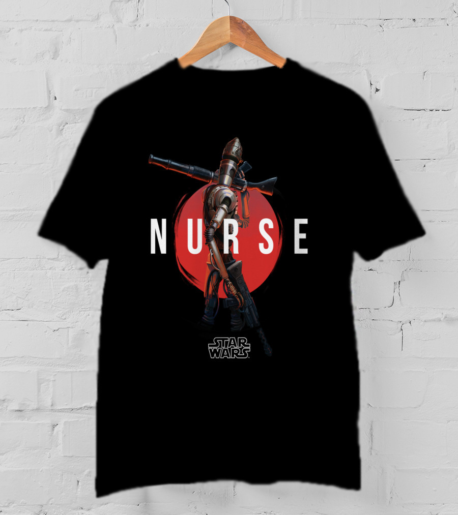 Star Wars The Mandalorian IG 11 Nurse Droid Red Circle T-Shirt