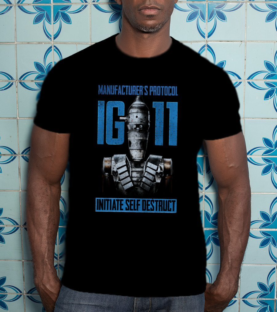 Manufacturer's Protocol IG-11 Initiate Self Destruct Star Wars The Mandalorian T-Shirt