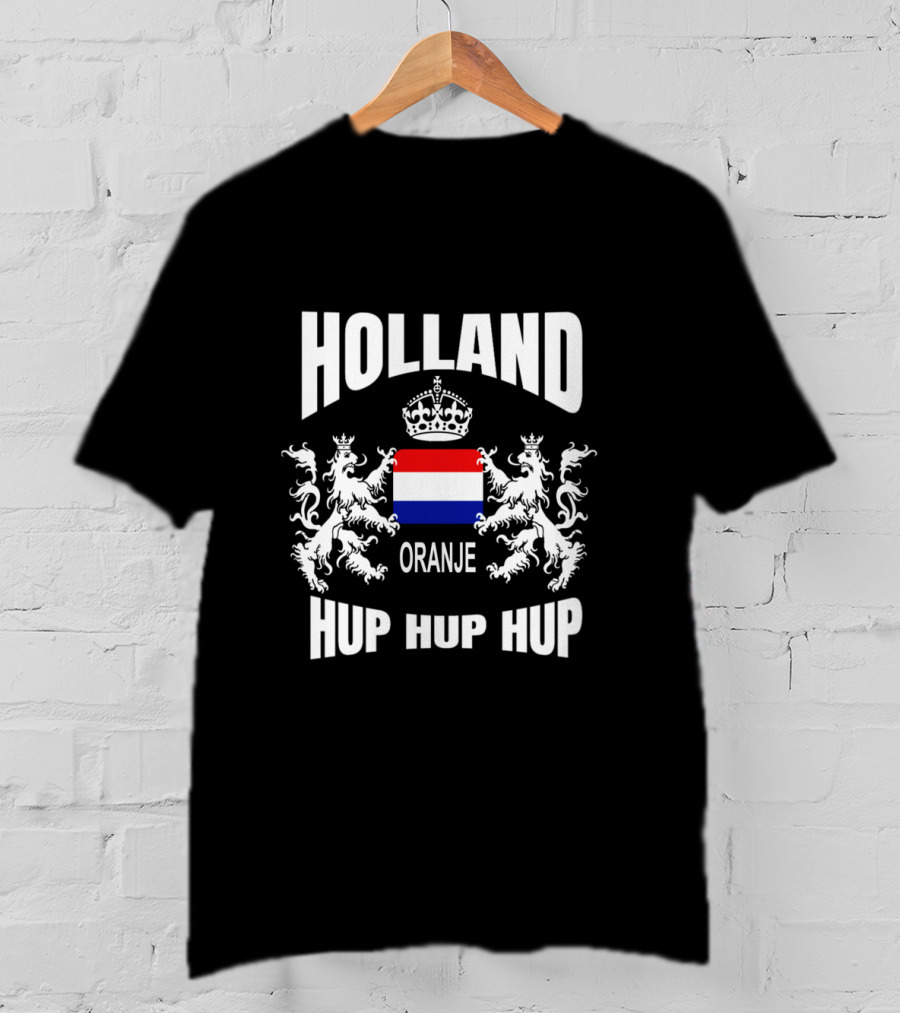 Holland Oranje Hup Hup Hup Netherlands Flag Soccer Jersey T-Shirt