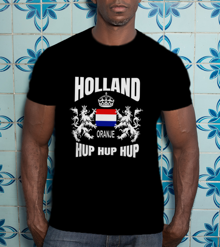 Holland Oranje Hup Hup Hup Netherlands Flag Soccer Jersey T-Shirt