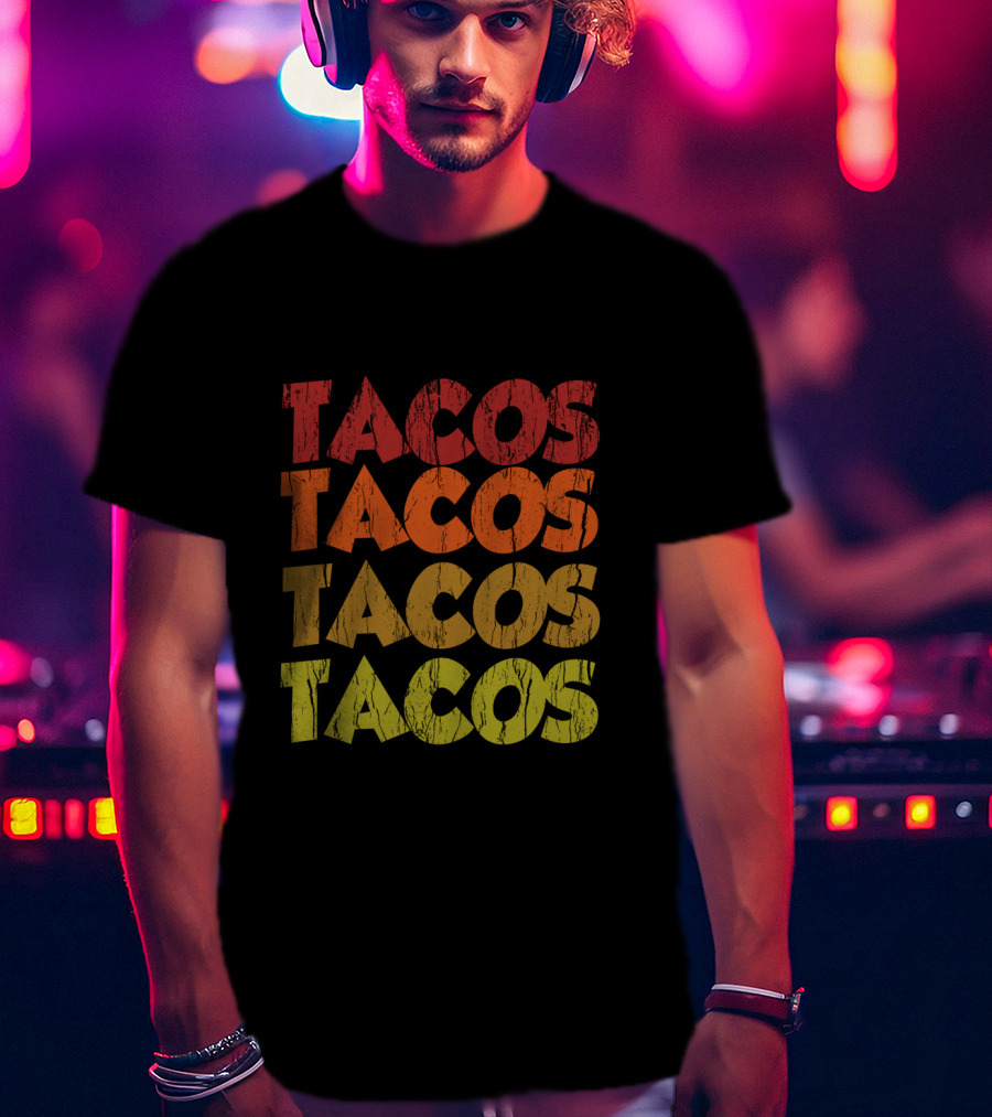 Tacos Retro Vintage Style T-Shirt