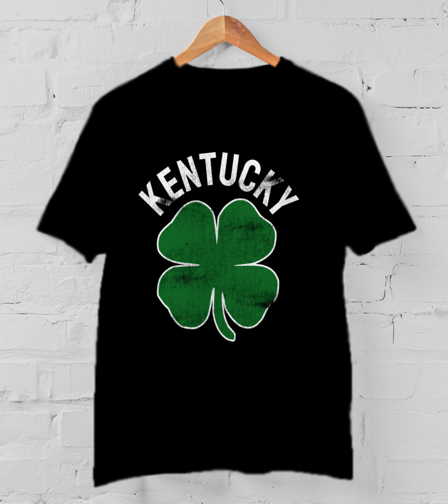 Kentucky Shamrock St. Patrick's Day Irish T-Shirt