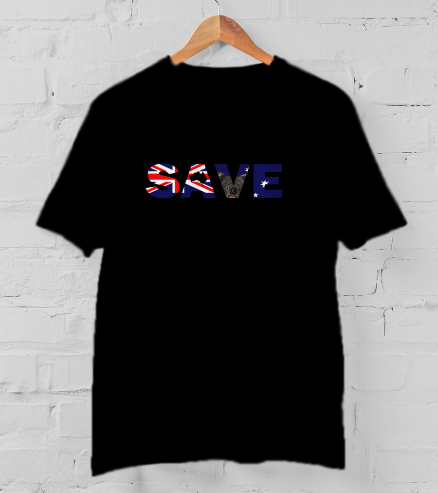 SAVE Australia Wildlife From Bush Fires Australian Flag Koala Appeal T-Shirt