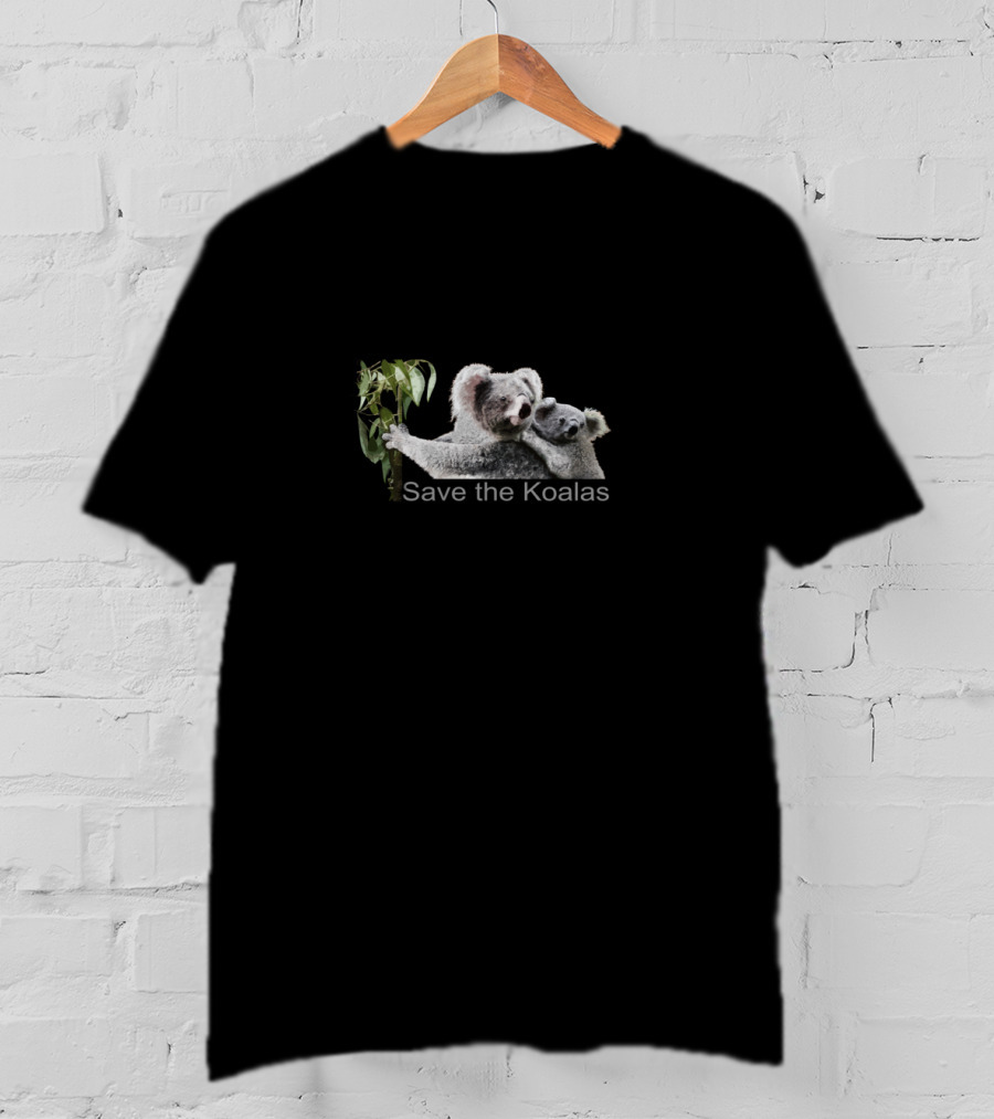 Save The Koalas Wildlife Conservation Effort T-Shirt