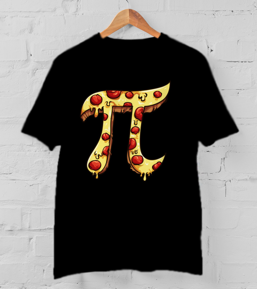 Pizza Pi Funny Math Geek Pi Day 3.14 T-Shirt