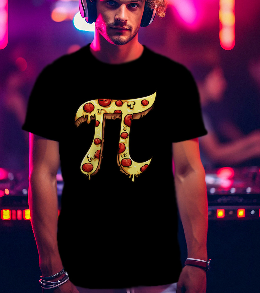 Pizza Pi Funny Math Geek Pi Day 3.14 T-Shirt