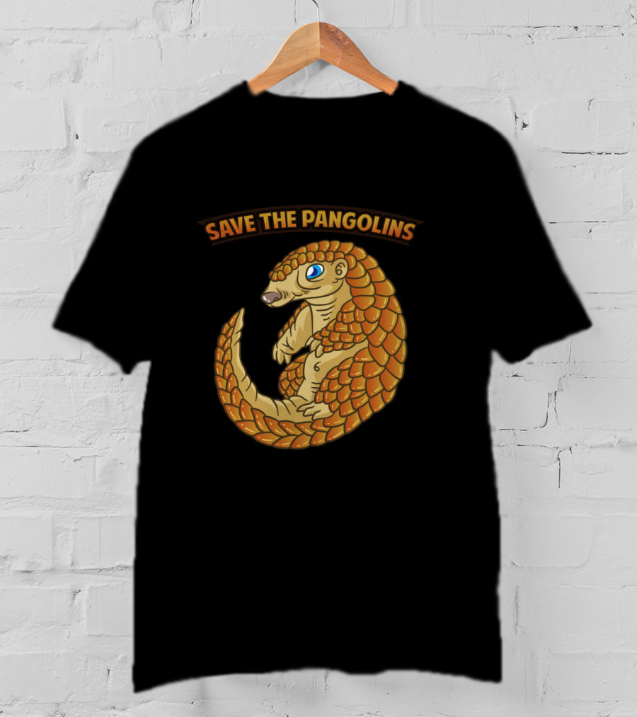 Endangered Animal Save The Pangolins T-Shirt
