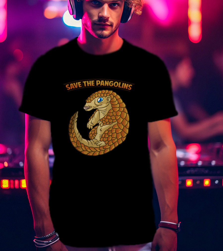 Endangered Animal Save The Pangolins T-Shirt