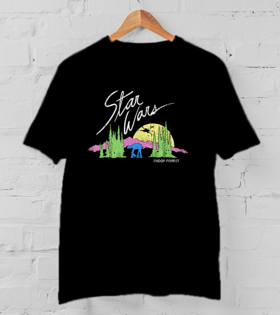 Star Wars Endor Forest AT-AT T-Shirt