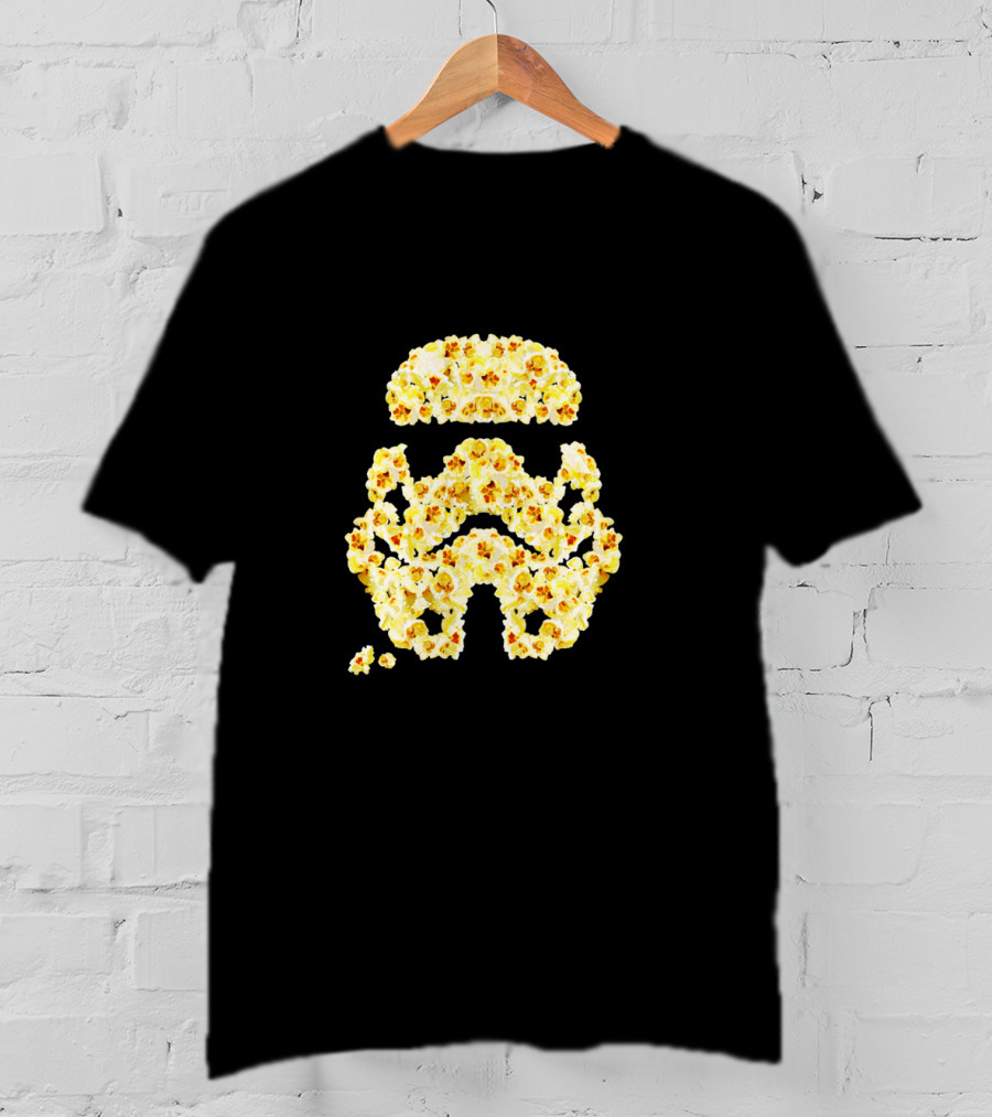 Popcorn Stormtrooper Helmet Iconic Snack T-Shirt