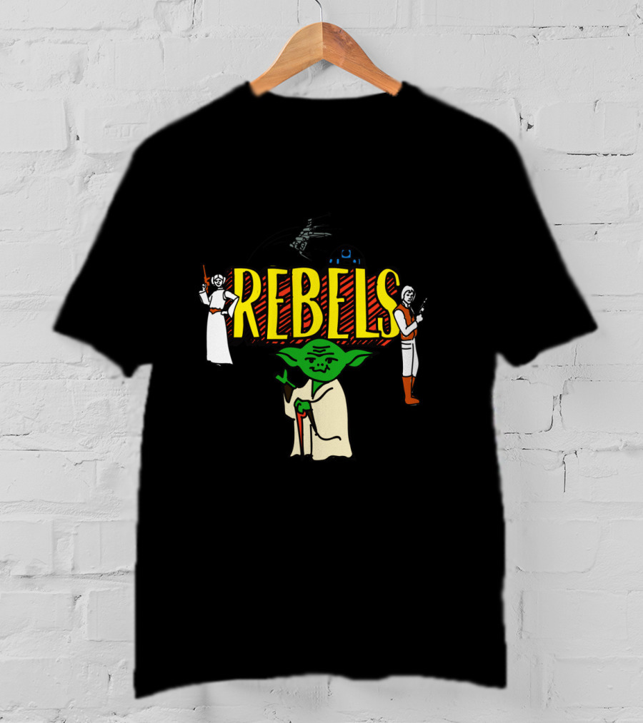 Rebels Yoda Princess Leia Han Solo Star Wars Characters T-Shirt
