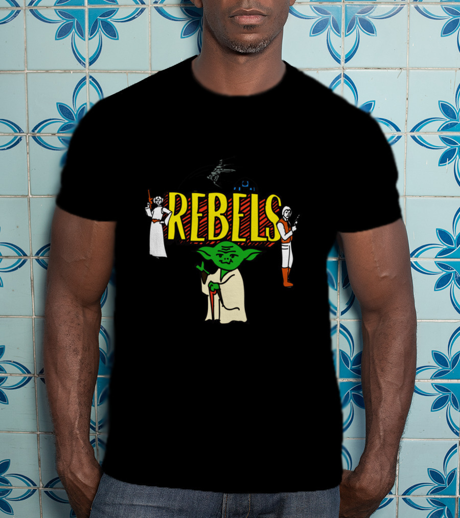 Rebels Yoda Princess Leia Han Solo Star Wars Characters T-Shirt