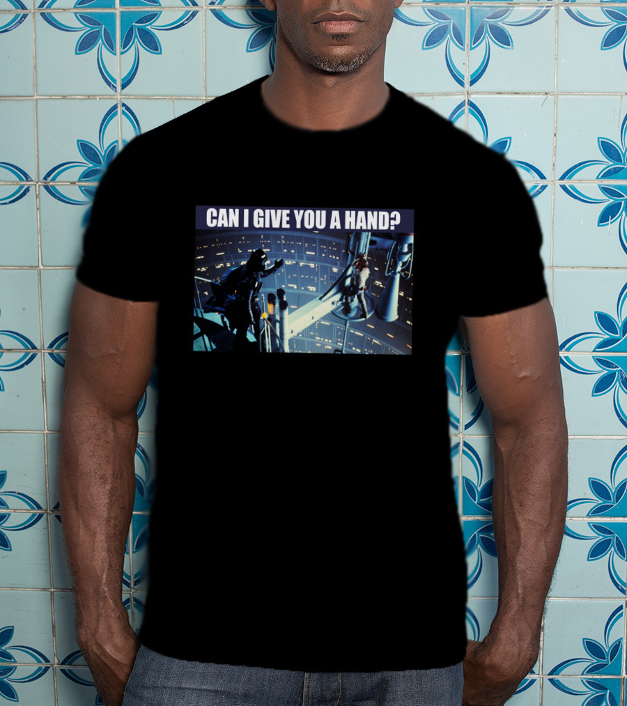 Star Wars Darth Vader Luke Skywalker Can I Give You A Hand? T-Shirt