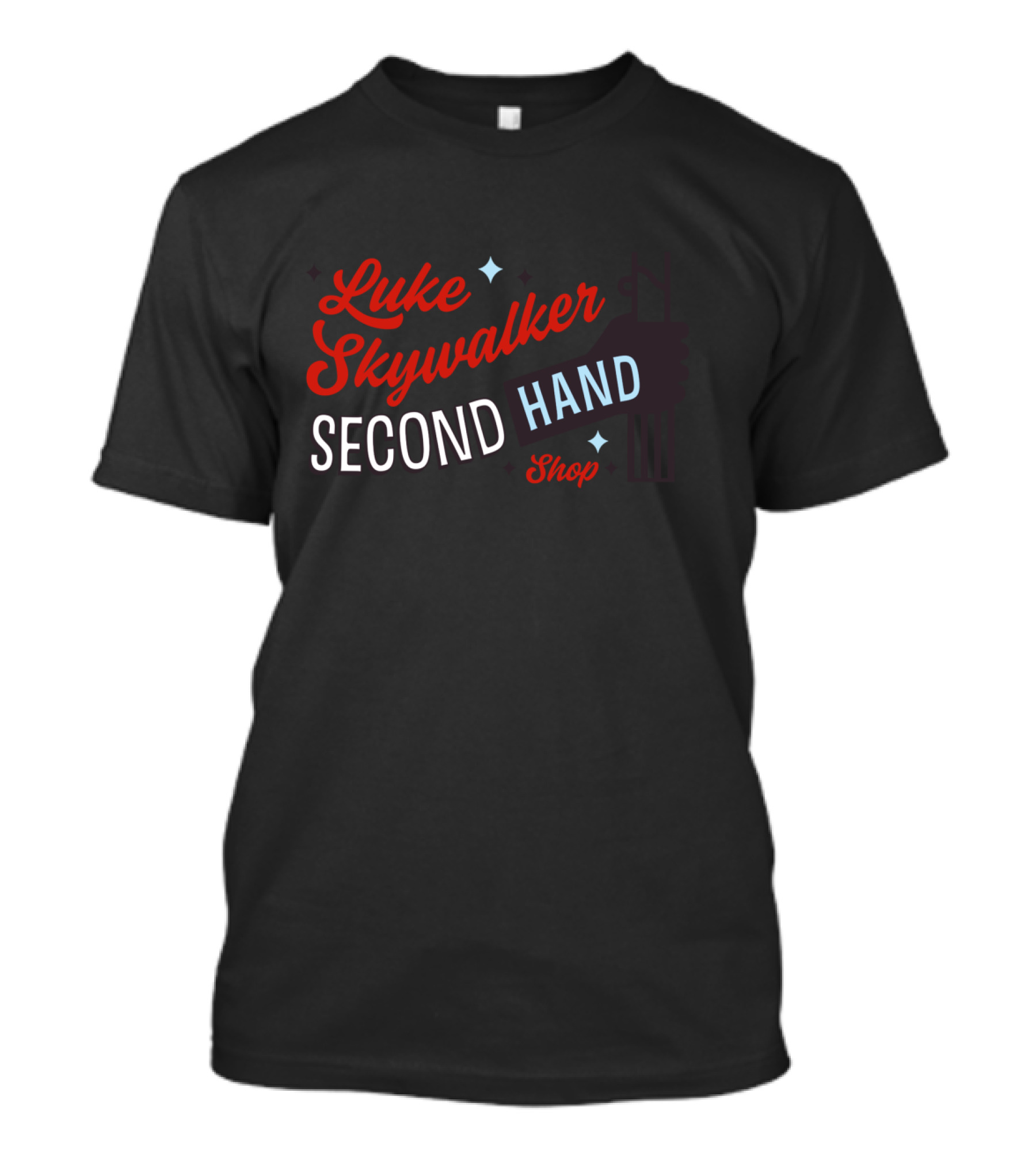 Luke Skywalker Second Hand Shop Retro Star Wars T-Shirt