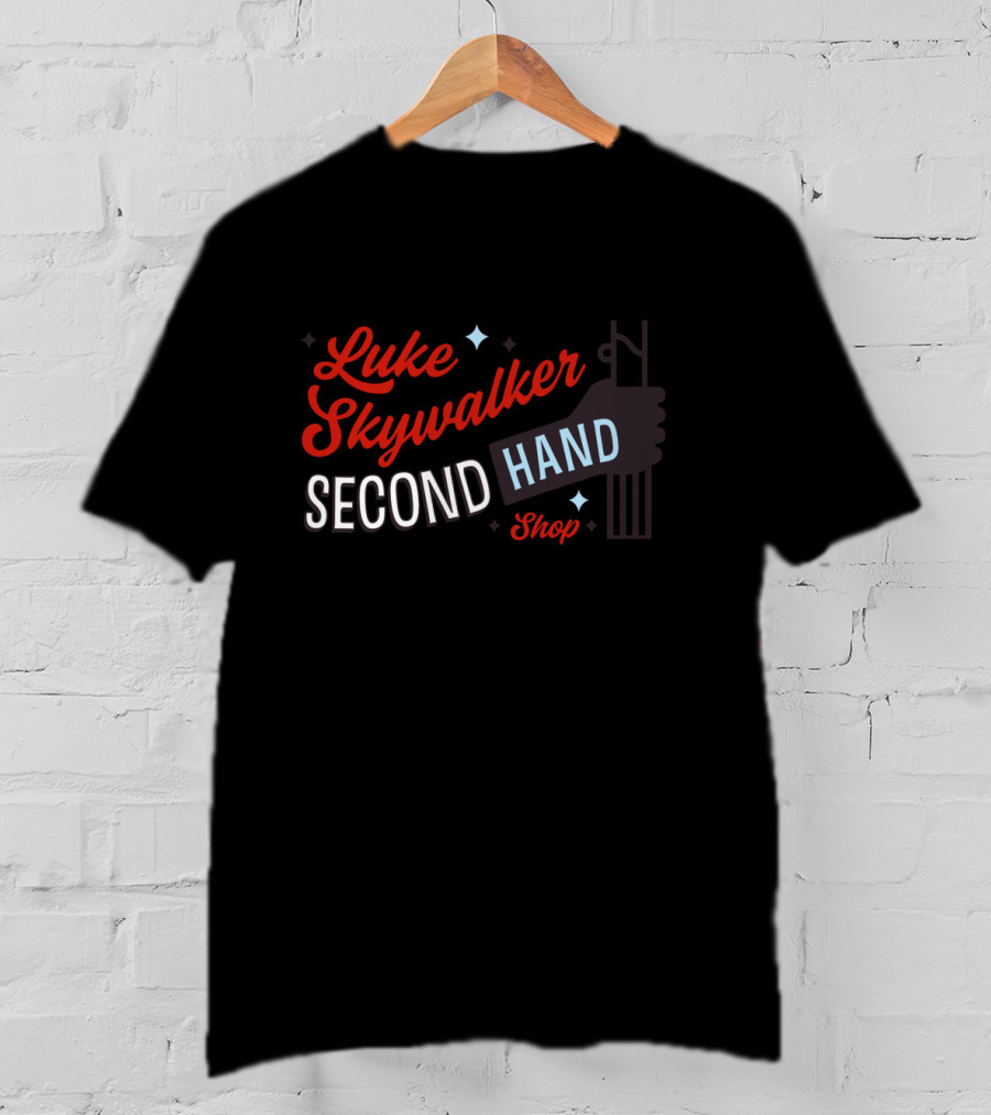 Luke Skywalker Second Hand Shop Retro Star Wars T-Shirt