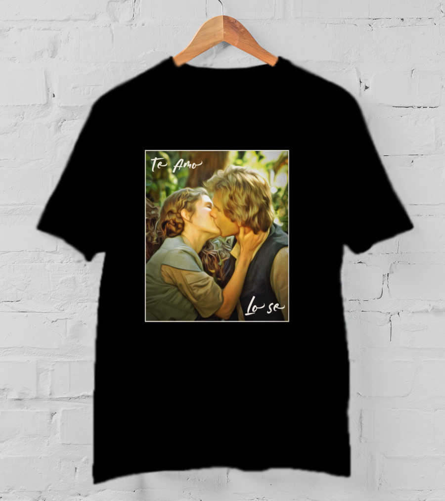 Star Wars Princess Leia Han Solo Te Amo Lo Se T-Shirt