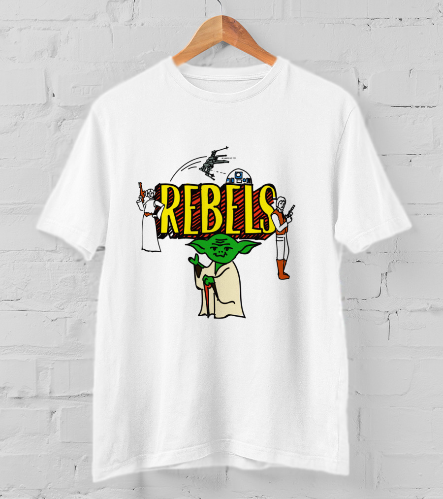 Star Wars Rebels Yoda Leia Han Solo Doodles T-Shirt