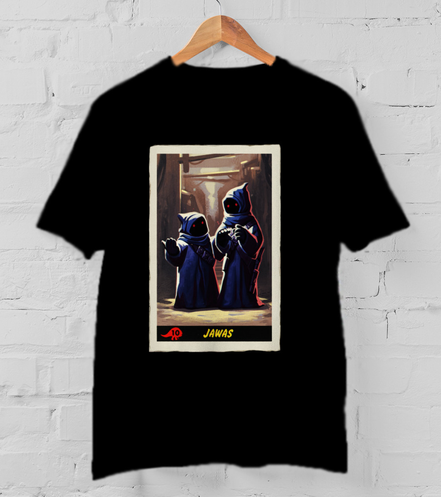 Star Wars The Mandalorian Jawas Trading Card T-Shirt