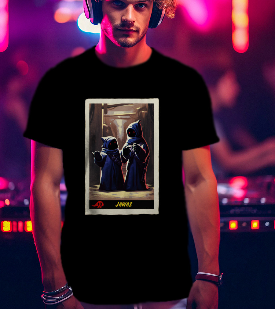 Star Wars The Mandalorian Jawas Trading Card T-Shirt