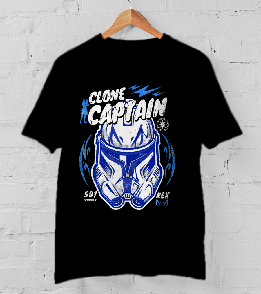 Clone Captain Rex 501 Trooper Star Wars The Clone Wars T-Shirt