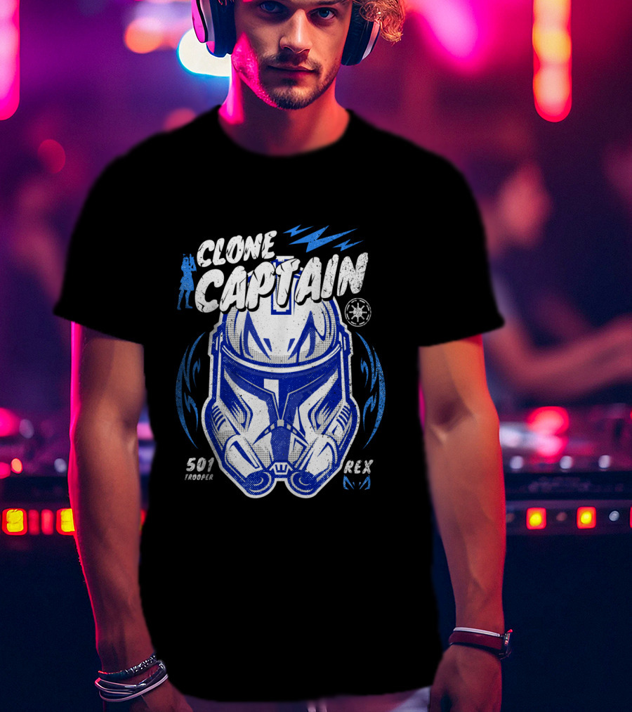 Clone Captain Rex 501 Trooper Star Wars The Clone Wars T-Shirt