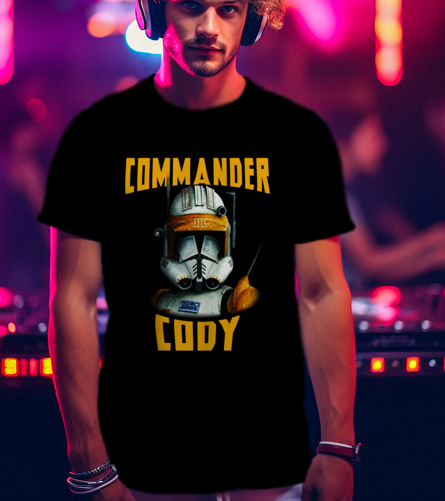 Commander Cody The Clone Wars Big Face T-Shirt