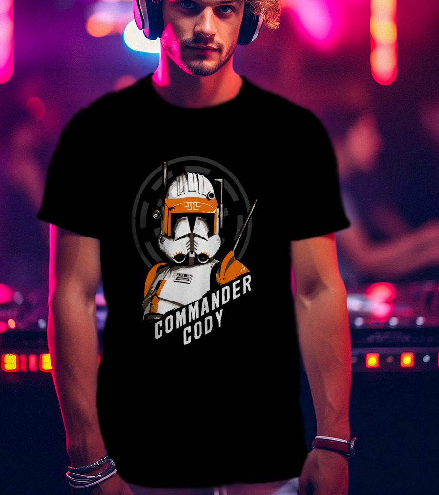 Commander Cody The Clone Wars Helmet Emblem T-Shirt